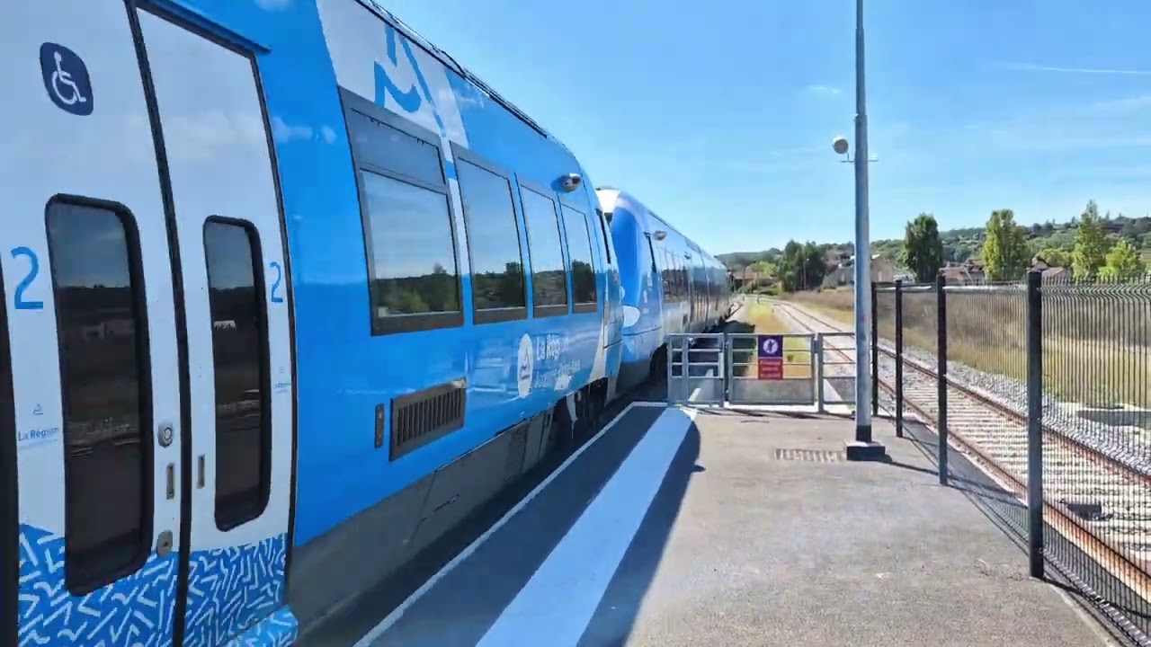2 UM &agrave; Ter X 76825 et XGC 76508 R&eacute;nov&eacute; Livr&eacute;e Bleu Aura sur Clermont-Ferrand (63) ➡️ Toulouse (31)