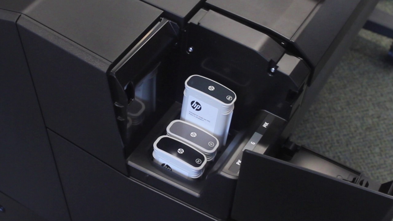 Replacing the Ink - HP DesignJet T930 (How to)