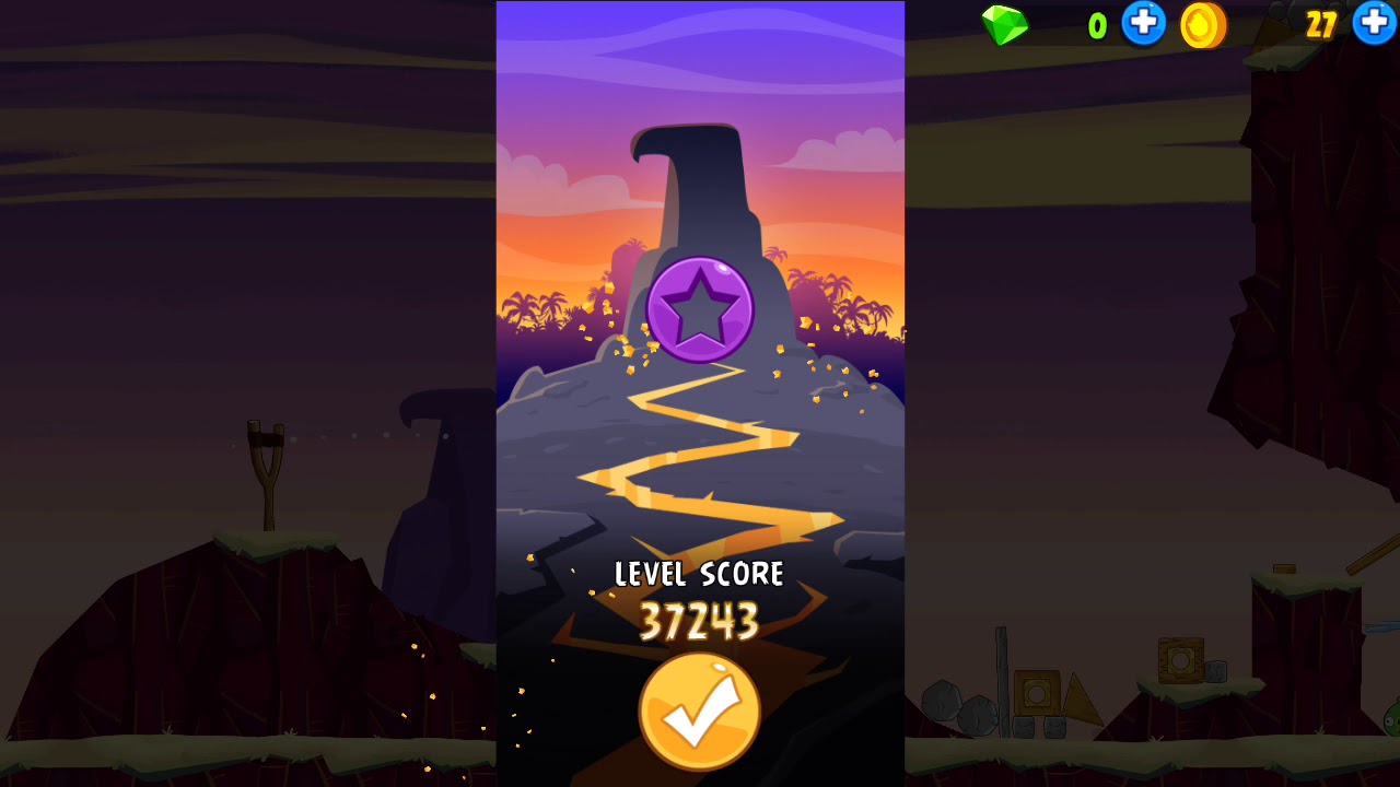 Angry Birds Mighty League  1 hundred thousand Score