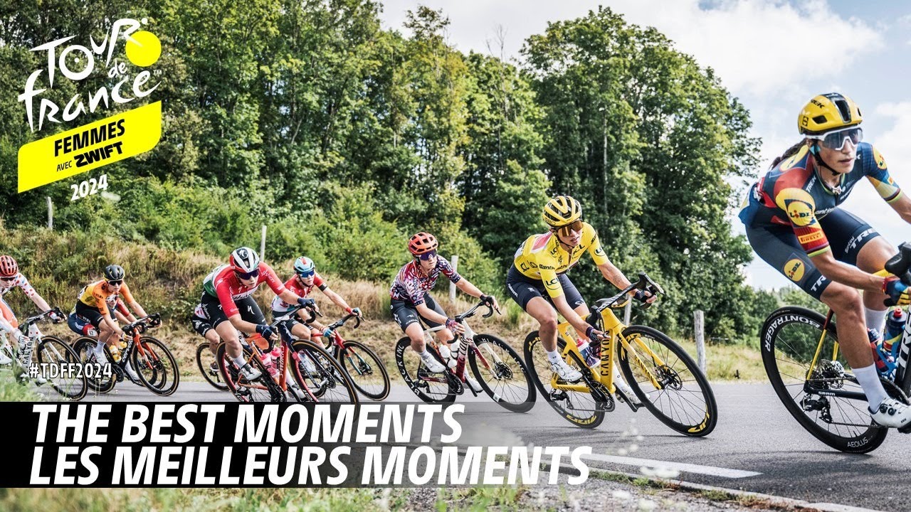 Highlights Tour de France Femmes avec Zwift 2024