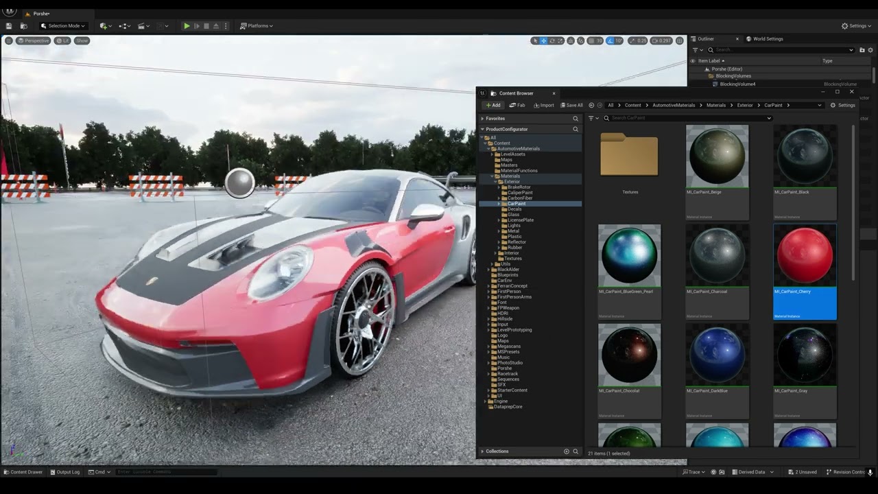 How to add your Own 3D model to the Unreal Engine 5.4 Car Configurator