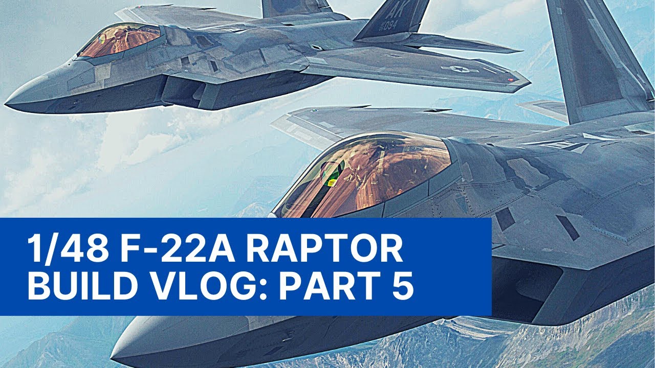 Сборка F-22A Raptor из набора «I Love Kit» в масштабе 1/48 — часть 5: финальный показ
