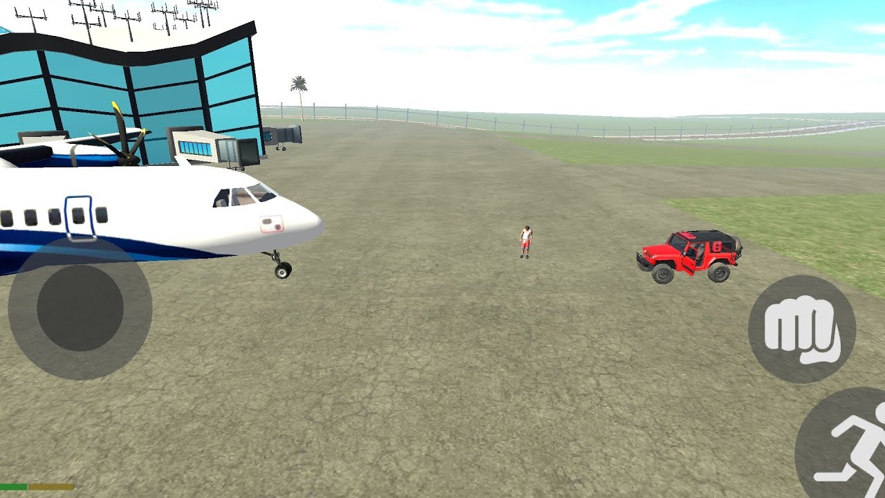 Thar vs aeroplane indian bikes driving 3D 
