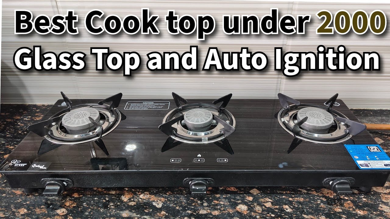 Best Cooktop Under 2000 | SigriWala Surya Prime Cook Gas Stove 3 Burner Automatic | surya crystal