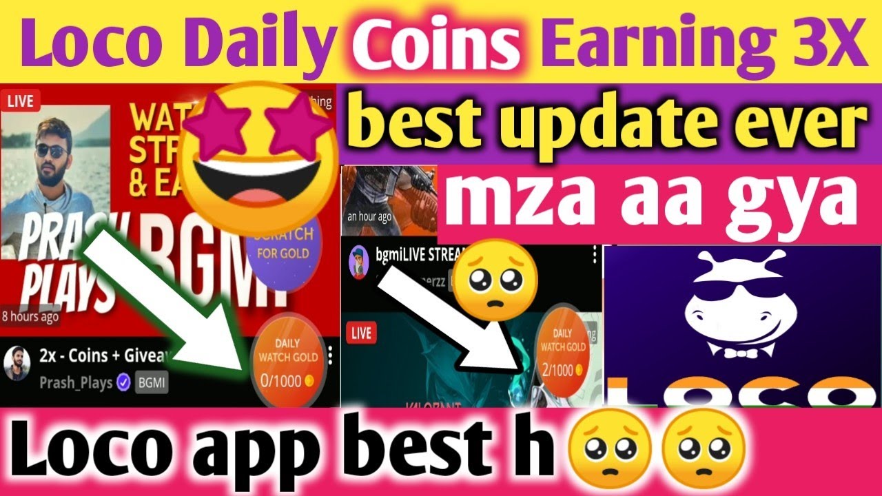 Loco app Daily Coins Earning increased 400 To 1000 | Best update of Loco app | Aasif Sheikh28