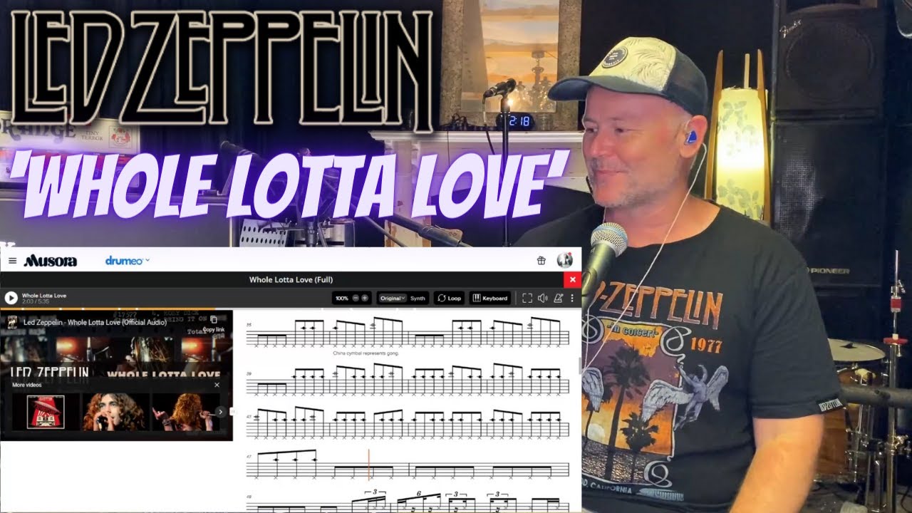 Drum Teacher Reacts: 'WHOLE LOTTA LOVE' | Led Zeppelin II Album Analysis