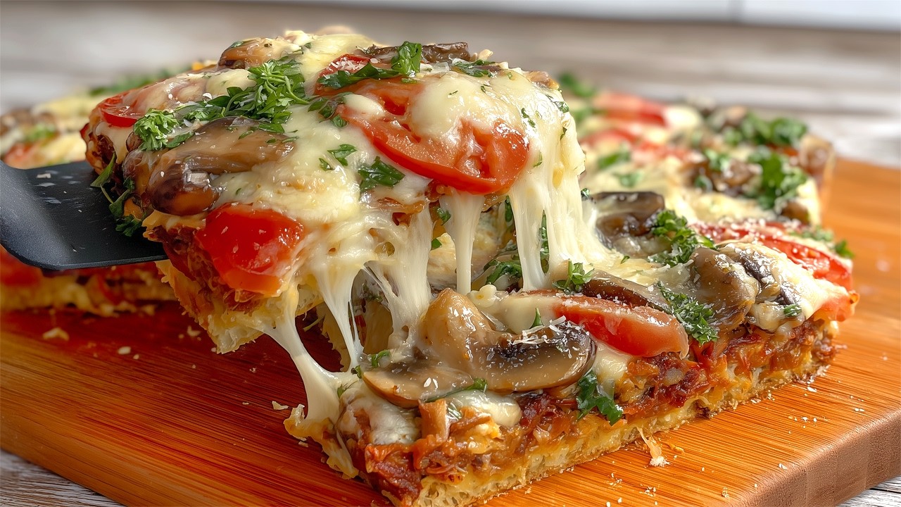 BETTER THAN Italian PIZZA! Just yogurt and oatmeal! No sugar, no flour! 🍕