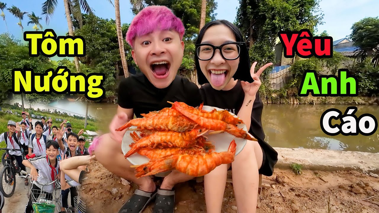 Hậu Cáo Đãi My Món Tôm Nướng Xiên Que Ngon Bá Cháy