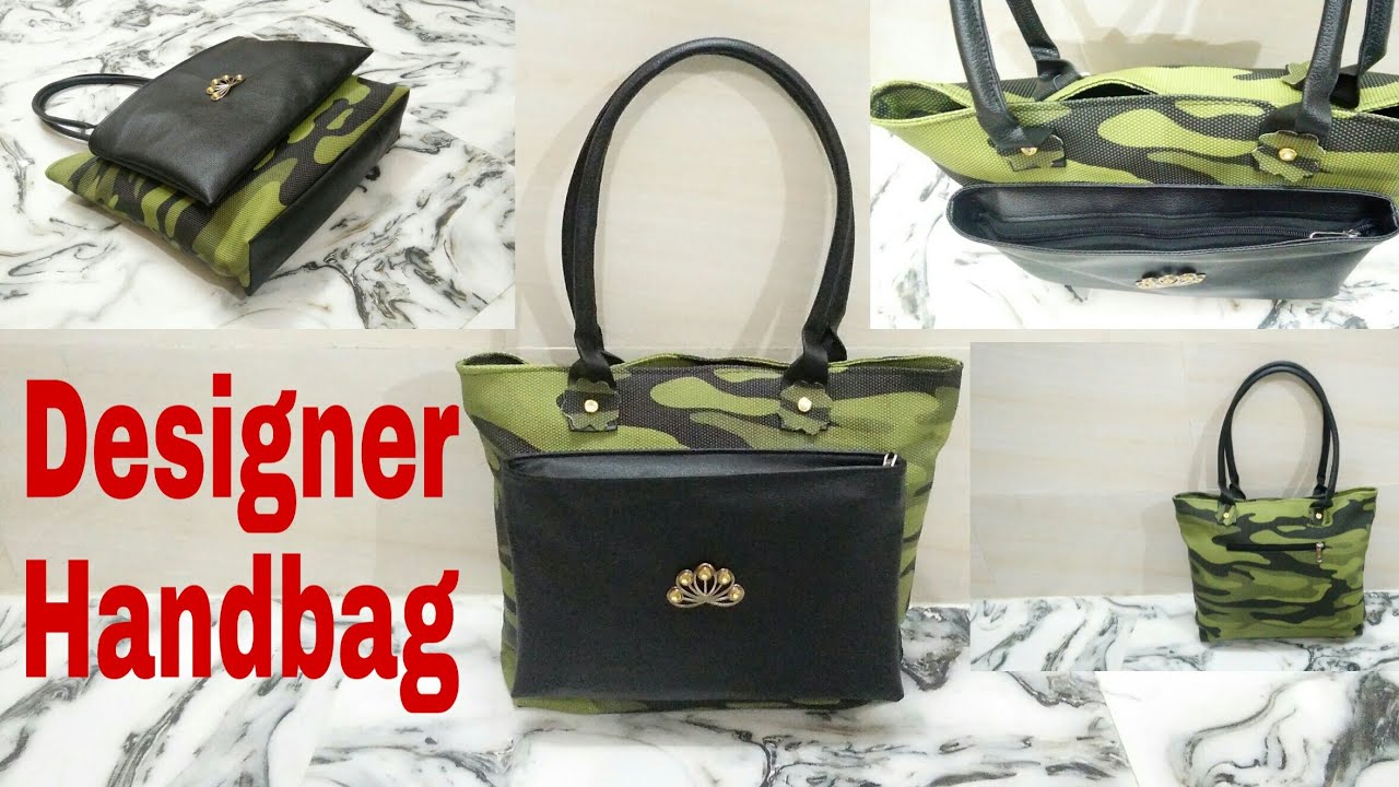 DIY : Designer Handbag No. 49, With Many Pockets By Anamika Mishra....