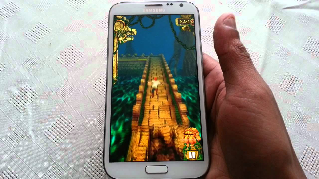 Samsung Galaxy Note 2 TEMPLE RUN