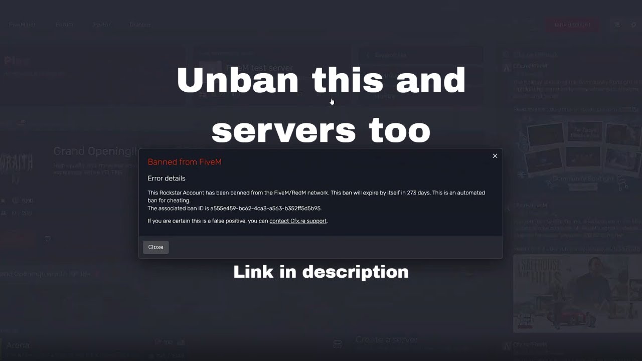How to bypass server bans on FiveM + CFX Bans / unban everything in FiveM