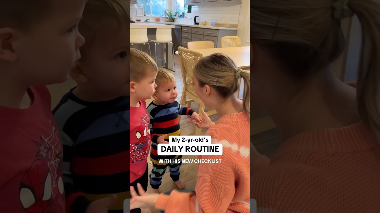 My 2-yr-olds First Day with His New Checklist #momlife #routinevlog #toddlerlearning #parentingtips