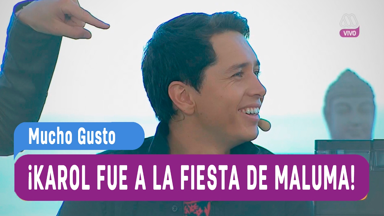 ¡Karol fue a la fiesta de Maluma! - Mucho Gusto 2016