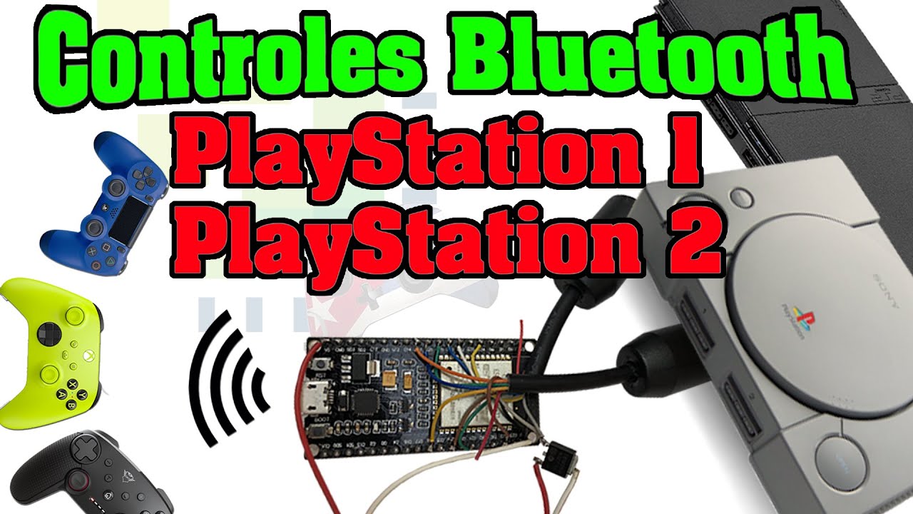 Usar controles Bluetooth en PlayStation 1 y PlayStation 2 usando un ESP 32 (BlueRetro)