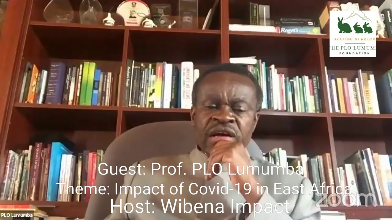 Prof. PLO Lumumba on Impact of Covid-19 in East Africa: Event hosted by Wibena Impact
