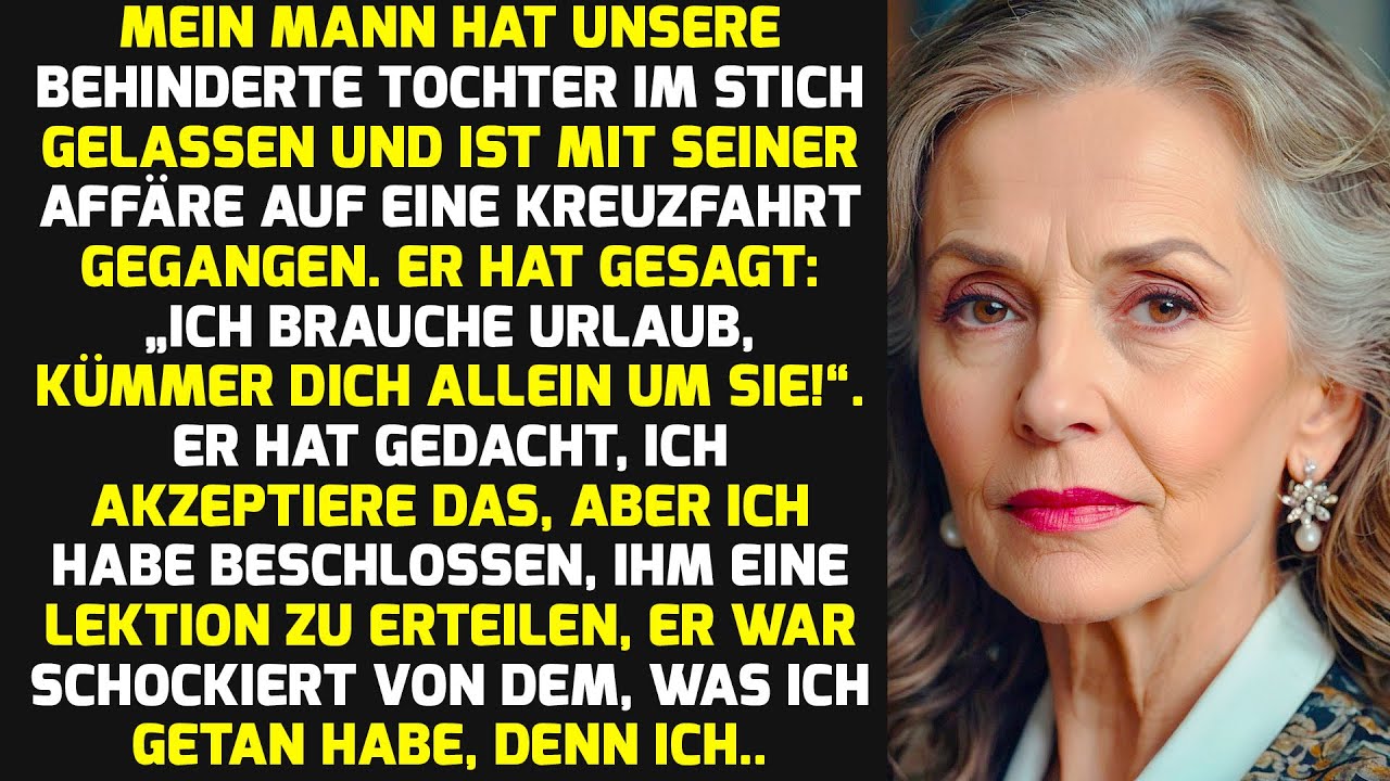 Mein Mann Ließ Unsere Behinderte Tochter Im Stich Und Flog Mit Seiner Affäre Auf Eine Kreuzfahrt...