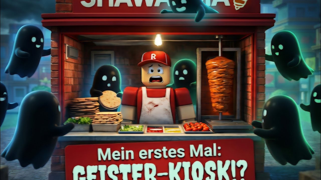 Mein erstes Mal im GEISTER-KIOSK!? 😱 Roblox Shawarma Spiel Let's Play (Deutsch/German)