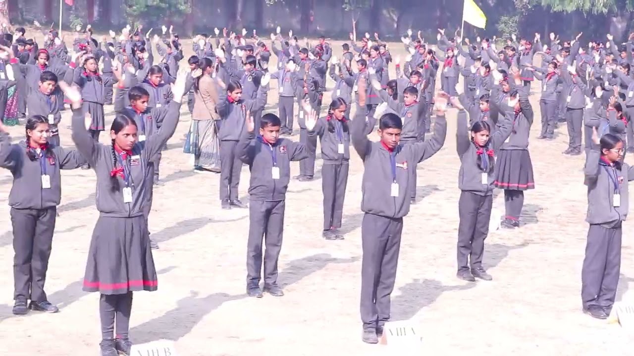 Mass PT in PM Shri Kendriya Vidyalaya Punjab Lines Meerut Cantt