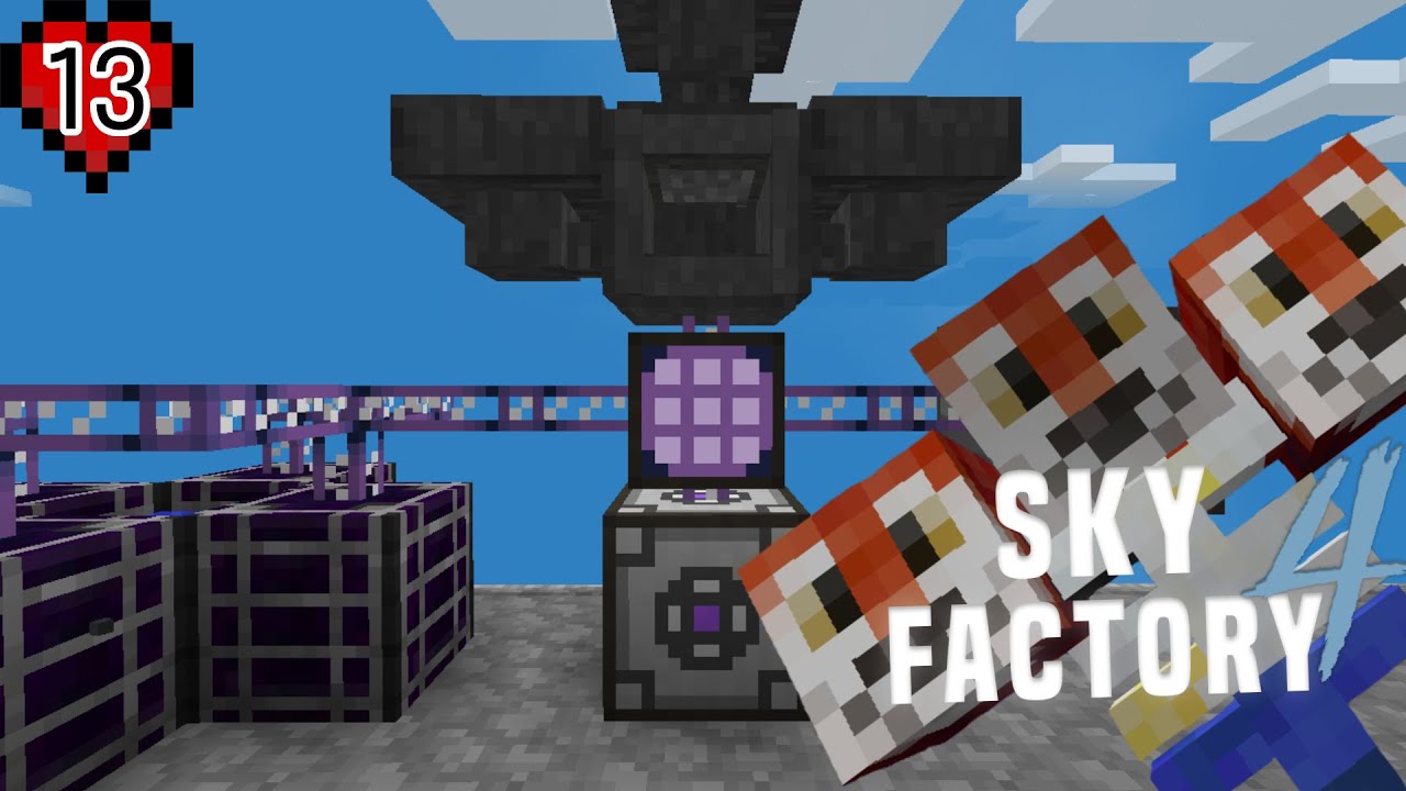 Sky Factory 4 | Getting the ME System and Fighting the Wither (#13)