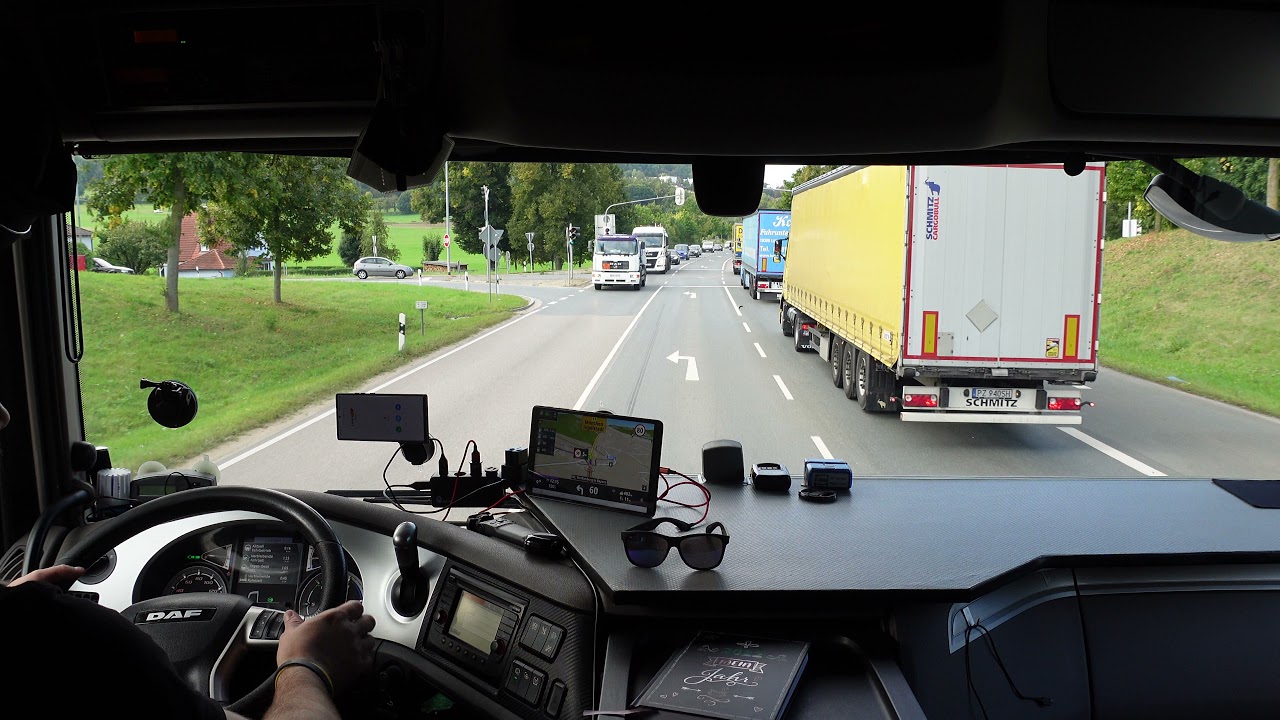 truck driving , Feuchtwangen to Pondorf Sony ZV-1 part 4