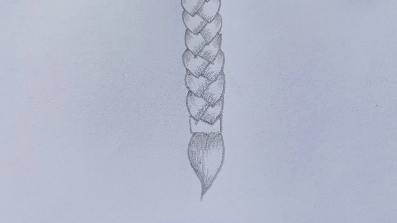 BRAID From V || How To Draw Braid Step By Step