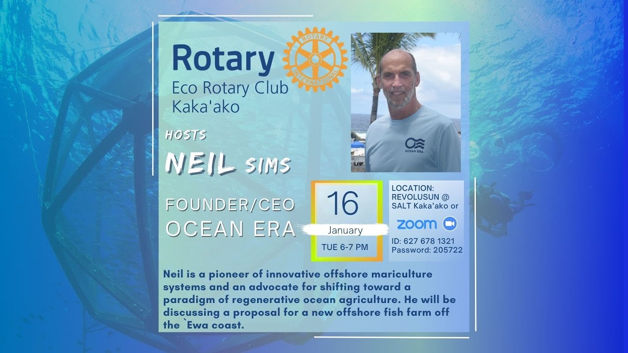 Guest Speaker: Neil Sims - Ocean Era
