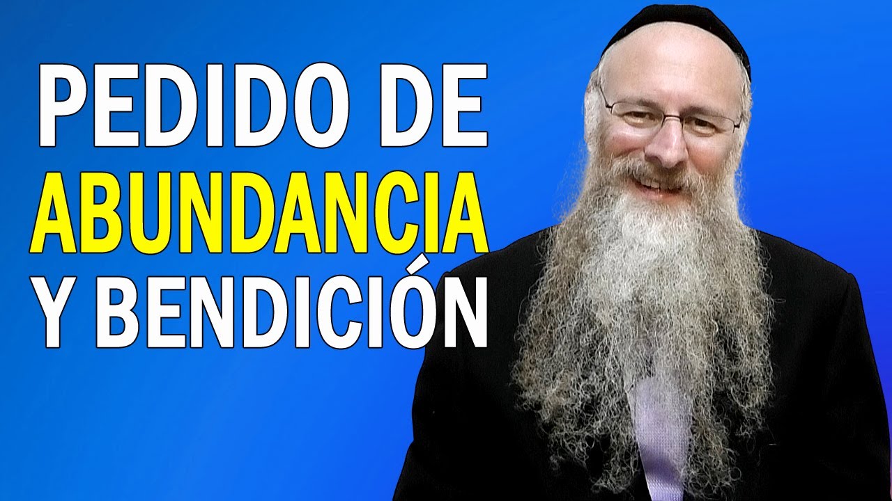Pedido de Abundancia y Bendición al Creador