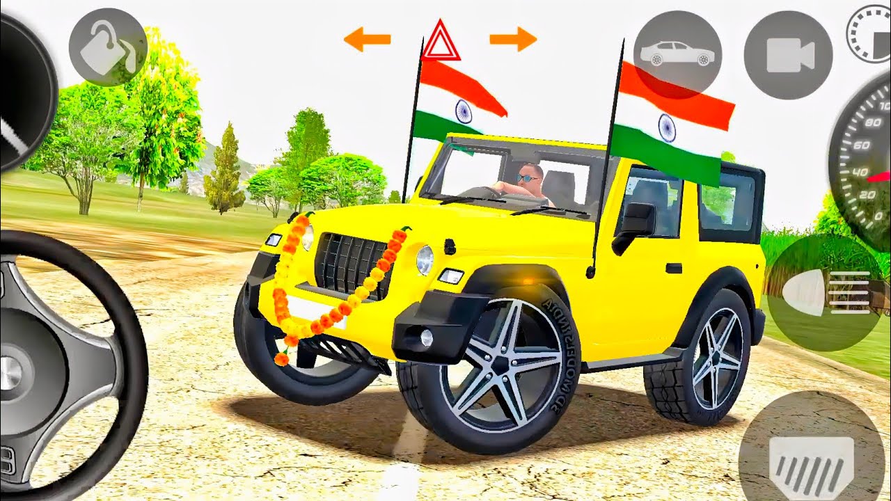 Modified Mahindra Thar😈Games:Indian Yellow Thar (Gadi Wala Games) Car Game Android Game - #2026