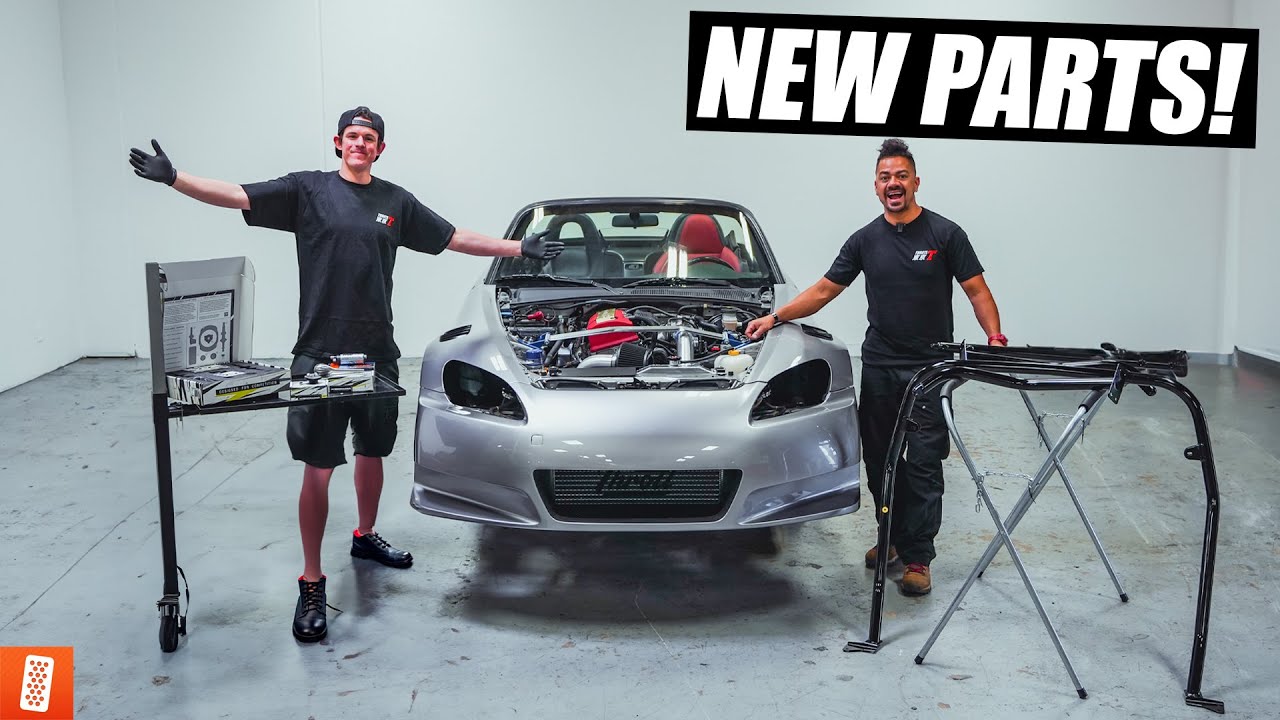 Building A Turbocharged Honda S2000 AP2 - Part 9 - Roll Cage & Racing Shifter!