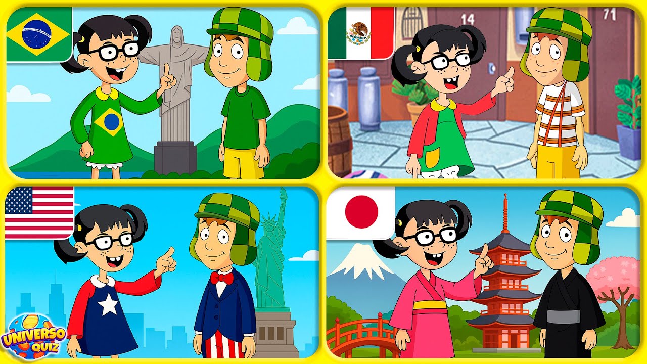 25 Perguntas Engraçadas CHAVES e CHAPOLIN🥪💛Jogos para Fãs de Kiko, Chiquinha, Sr. Madruga, Nhonho