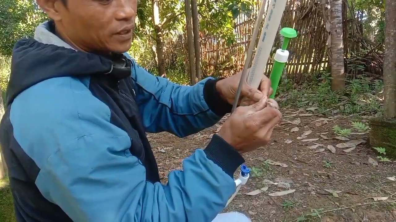 ujicoba senapan penembak ikan luar biasa dari bahan bekas