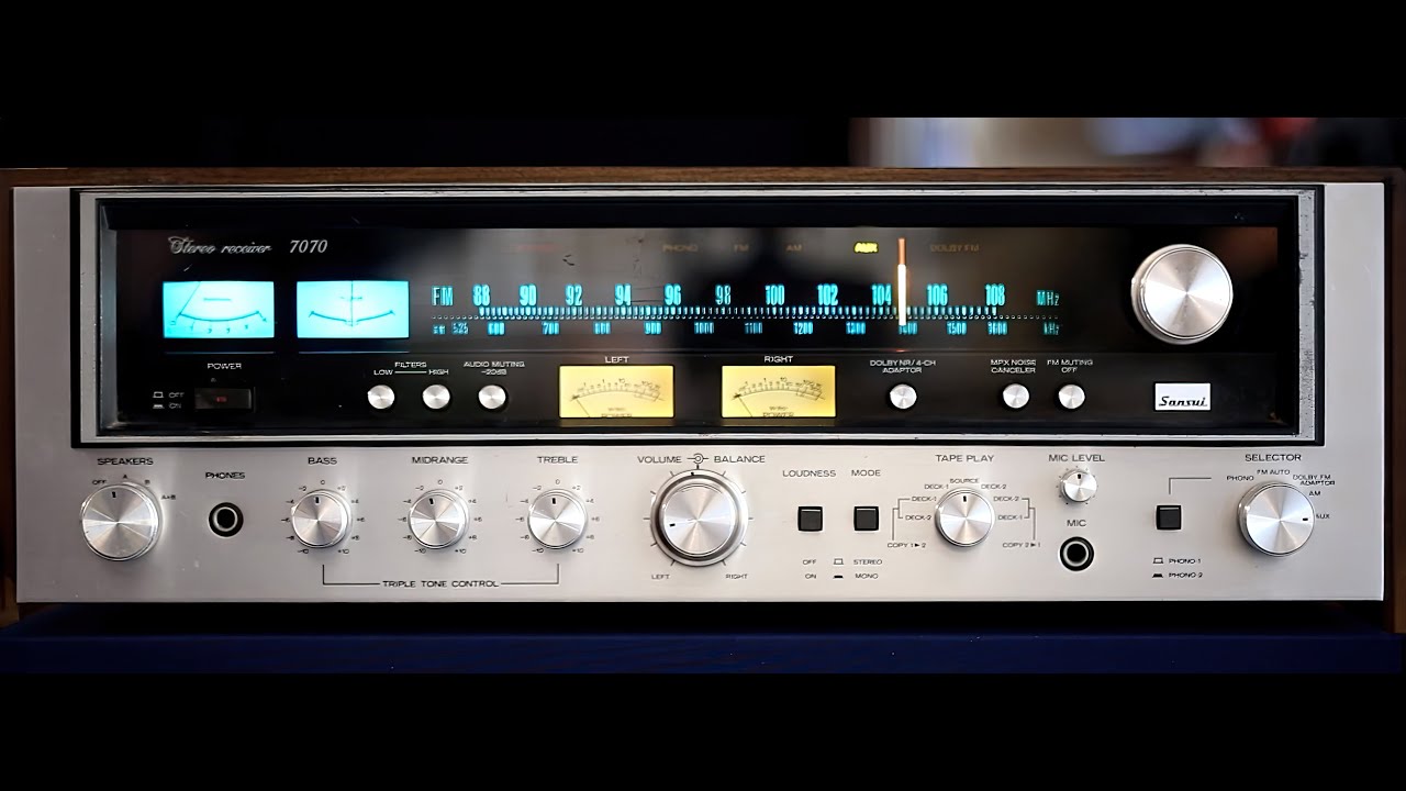 Sansui 7070 Stereo Receiver- Vintage Audio Review Episode #95
