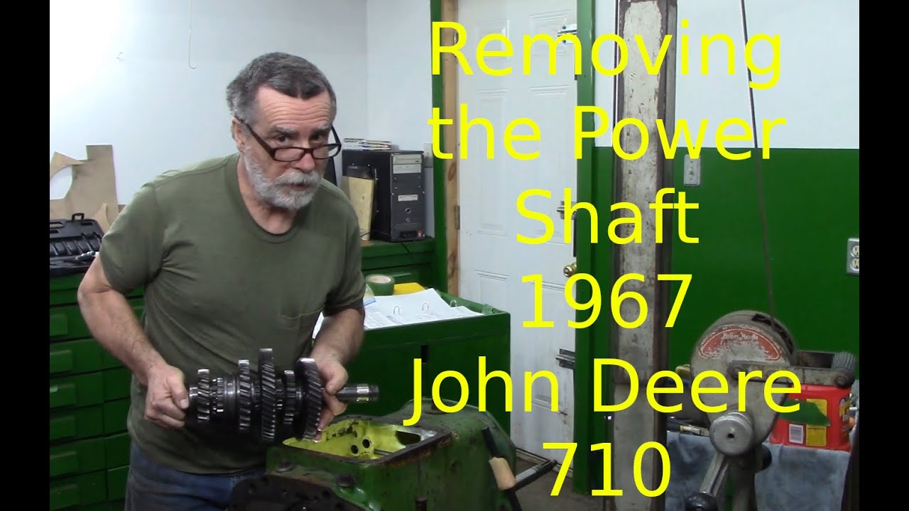 Ep 22 John Deere 710  Removing the Power Shaft