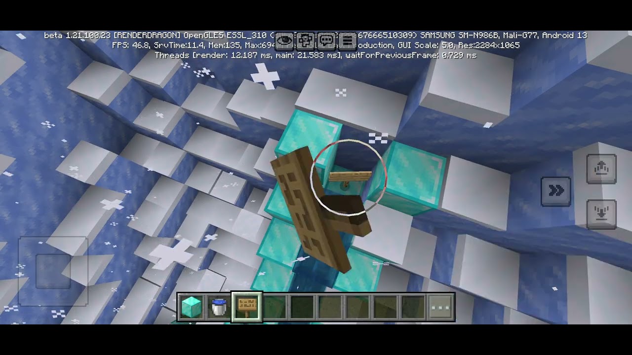 Minecraft ta havuz yaptım