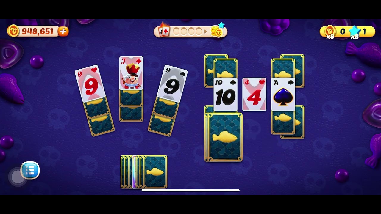 Candy crush solitaire level 3329- x8 run