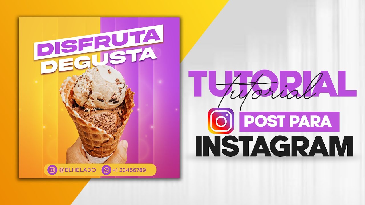 🔸COMO CREAR UN POST PARA INSTAGRAM | TUTORIAL DE PHOTOSHOP