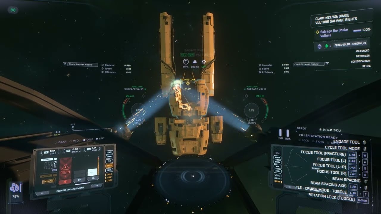 Mining & Salvaging in Star Citizen