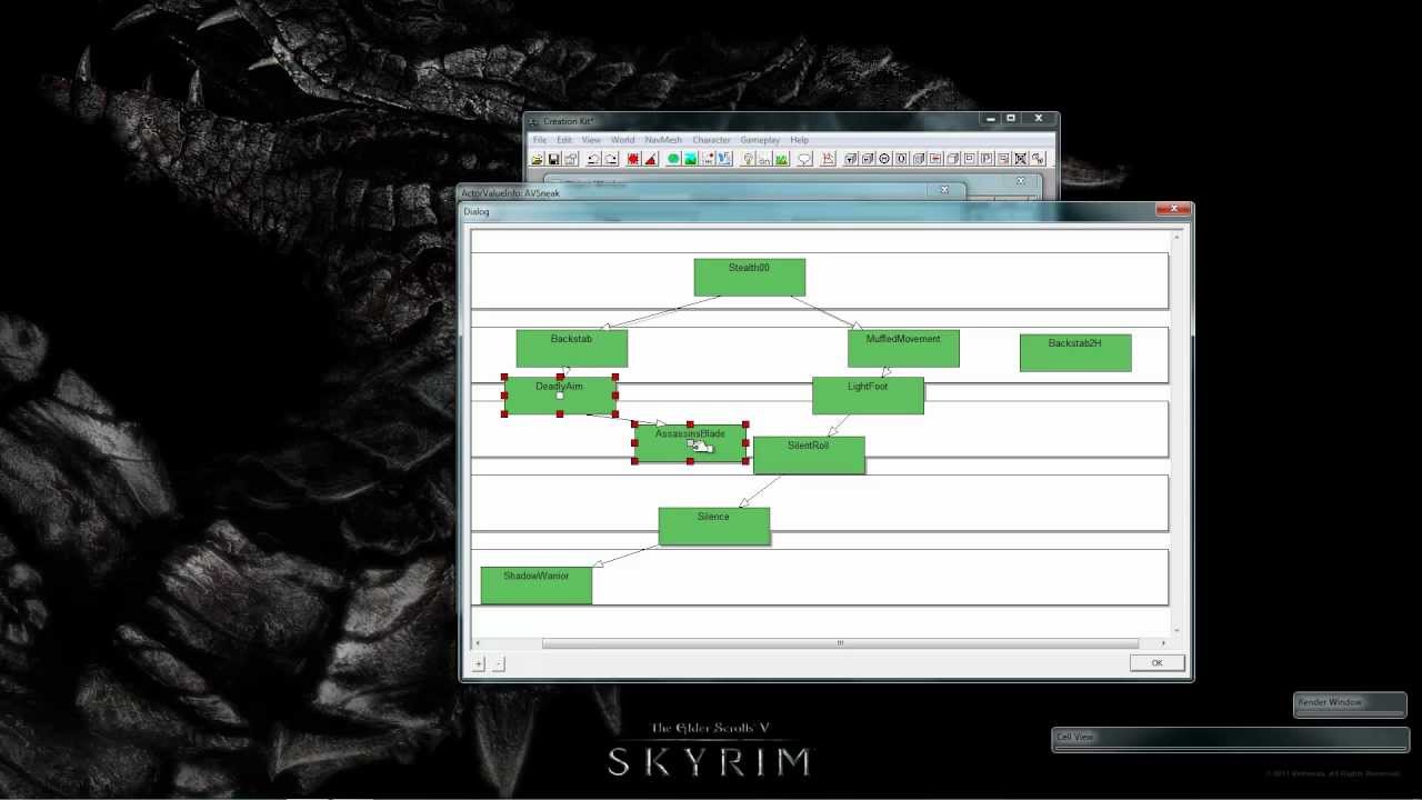 Skyrim Creation Kit: Adding Perk Ranks and New Perks to Skill Trees
