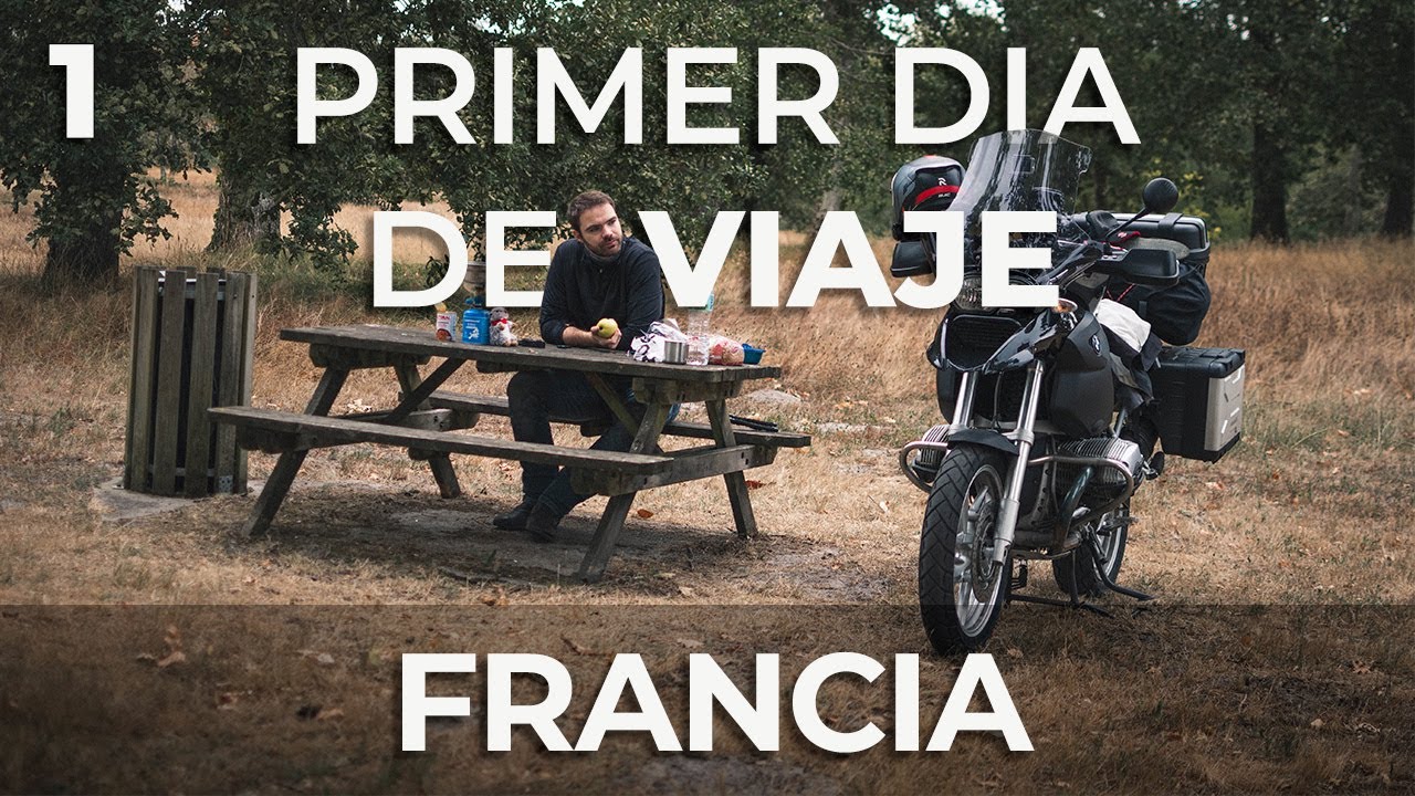 Acampo en mi Primer día de Viaje | Europa en Moto #1