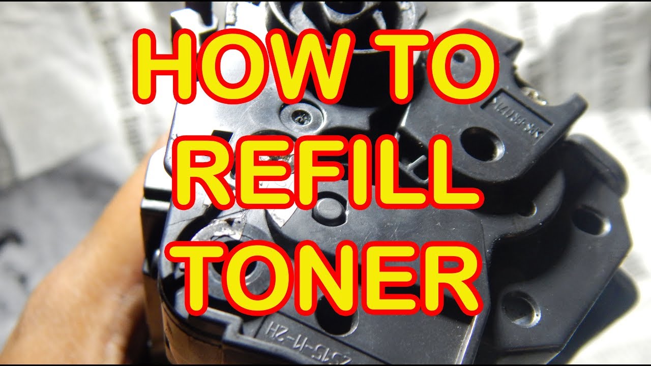 How to Refill Toner of HP LaserJet P1505