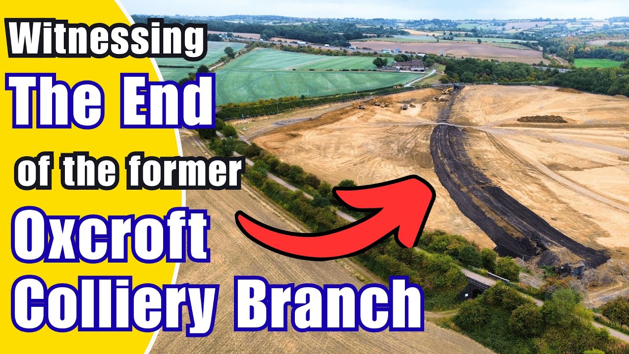 The END of the former Oxcroft Colliery Branch Line