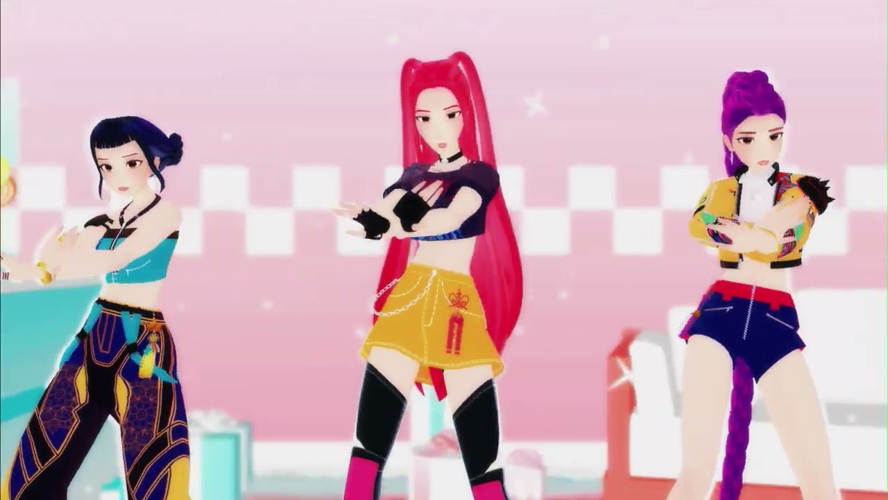 HUNTRIX NO BATIDAO💋 | Kpop Demon Hunters MMD