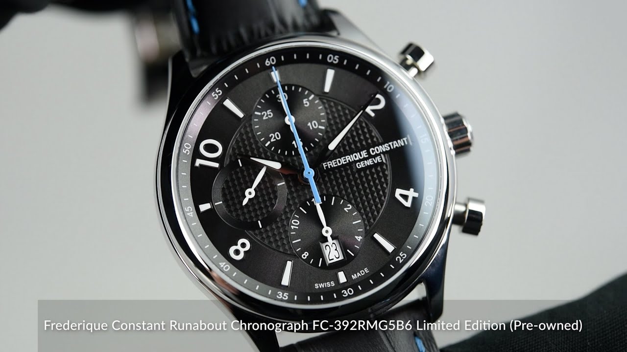 Frederique Constant Runabout Chronograph FC-392RMG5B6 Limited Edition (Pre-owned)