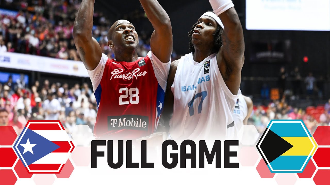 Puerto Rico v Bahamas | Full Basketball Game | FIBA AmeriCup 2025 Qualifiers