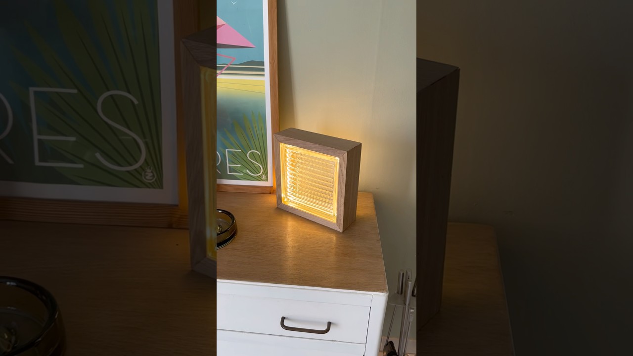 DIY lampe brique de verre ✅