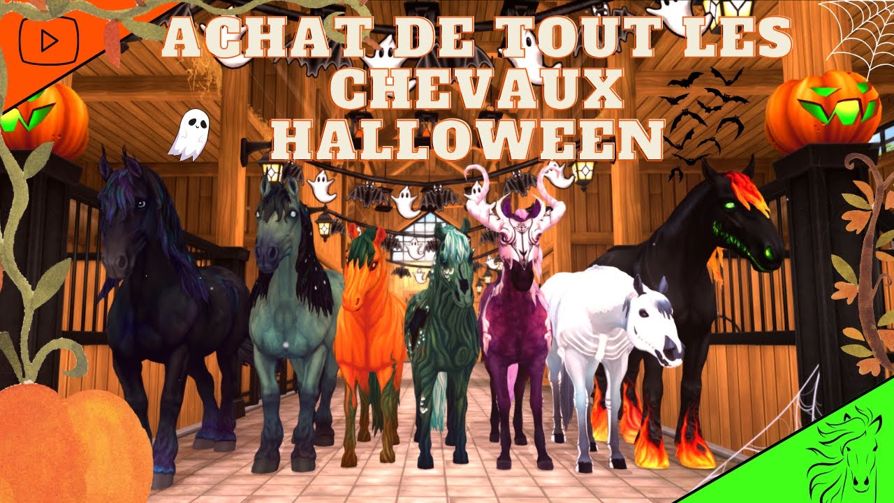 STAR STABLE: ACHAT DE TOUT LES CHEVAUX D'HALLOWEEN