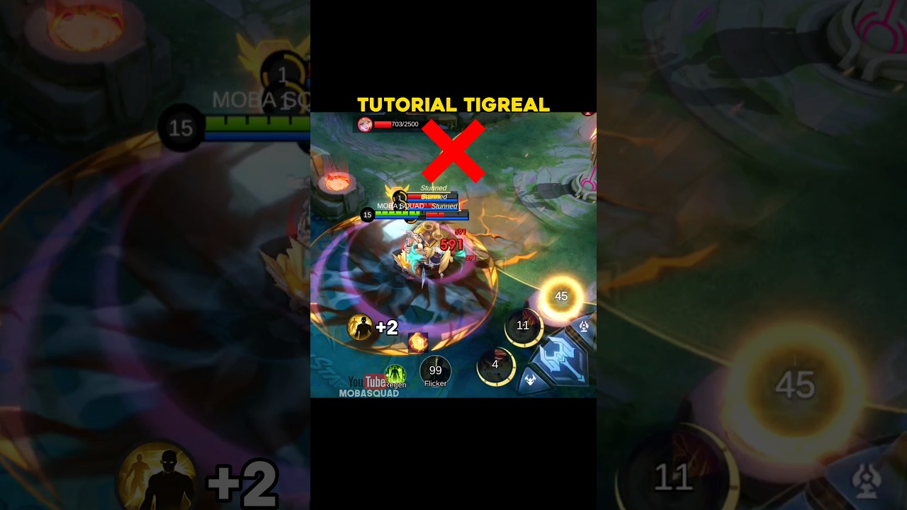 Tigreal tutorial flicker by moba squad✅