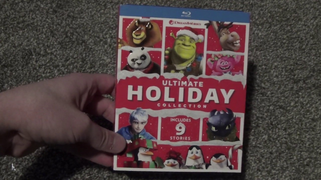 Распаковка Blu-Ray коллекции DreamWorks Ultimate Holiday Collection