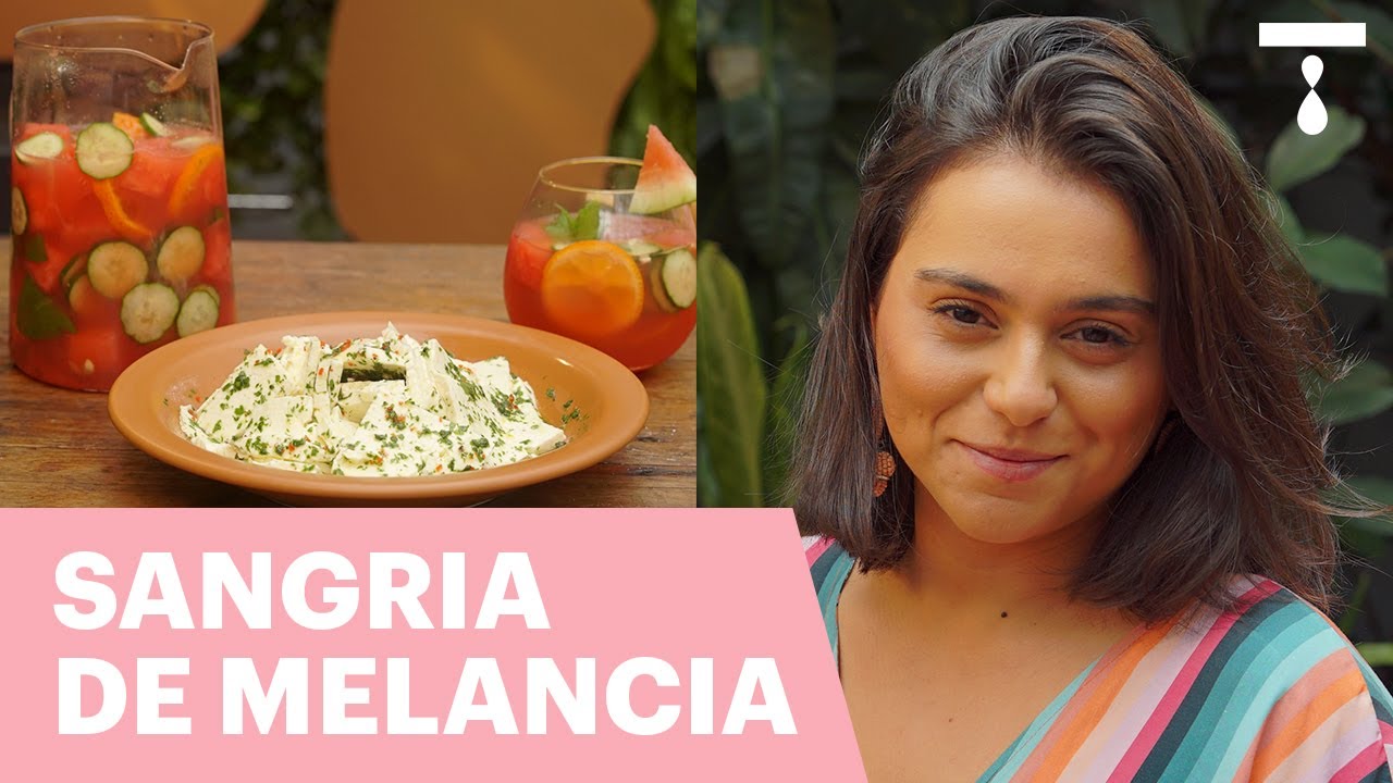 SANGRIA DE MELANCIA E QUEIJO TEMPERADO | De Férias com a There