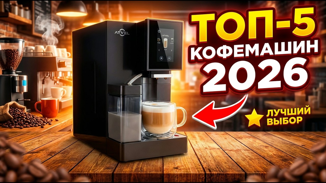 Топ-5 кофемашин до 80 000 рублей | Обзор и личный рейтинг 2026 — Лучший выбор для дома и офиса